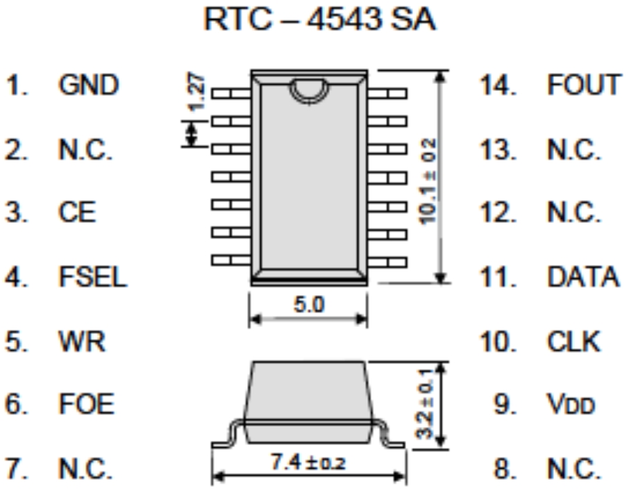 RTC-4543SA A3 ROHS